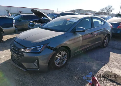 2019 Hyundai Elantra Sel из США, поврежденный, VIN KMHD84LF2KU771648